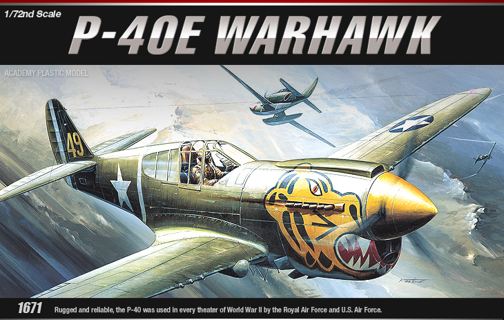 AC12468 P-40E WARHAWK(1/72)