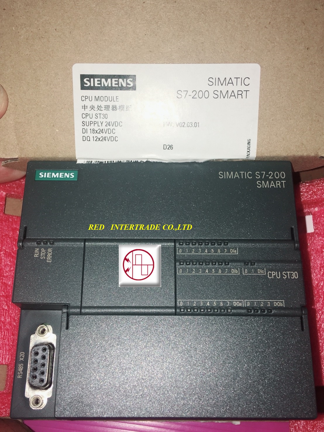 ขาย PLC SIEMENS S7-200 SIMATIC SMART CPU MODULE NEW