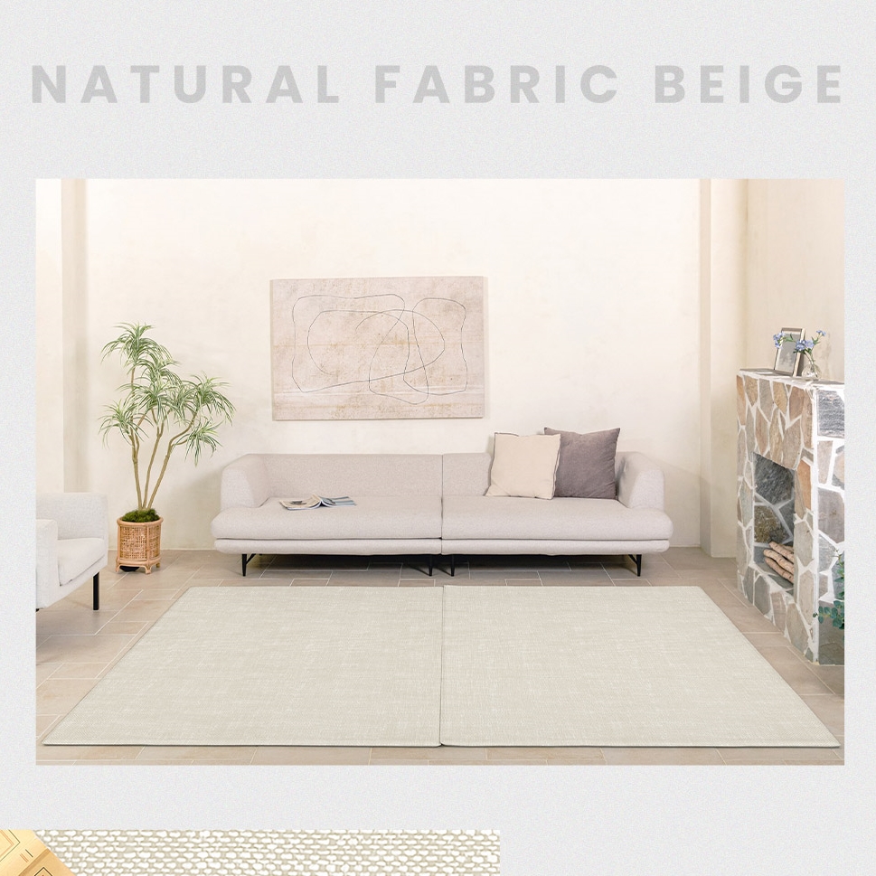 New! แผ่นรองคลาน PARKLON รุ่น La Pure Soft Mat ขนาด 130x190x1.2cm ลาย Around The Town