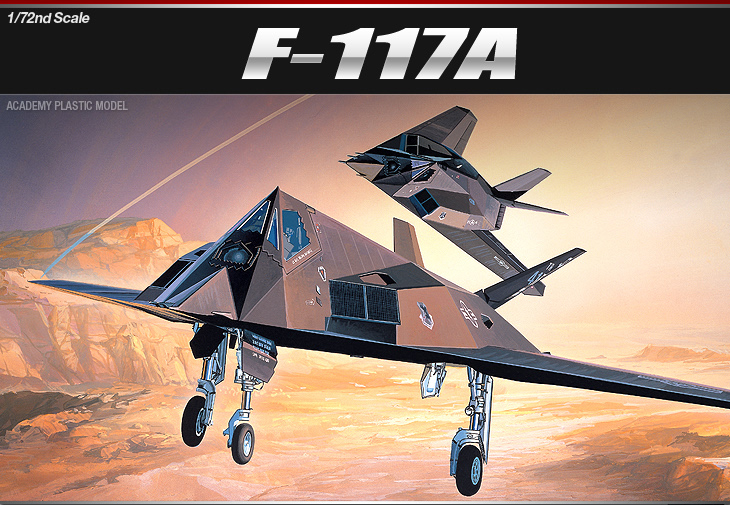 AC12475 F-117A STEALTH FIGHTER/BOMBER (1/72)