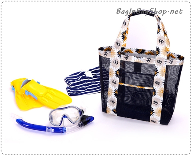Coating Mesh Shopper Bag