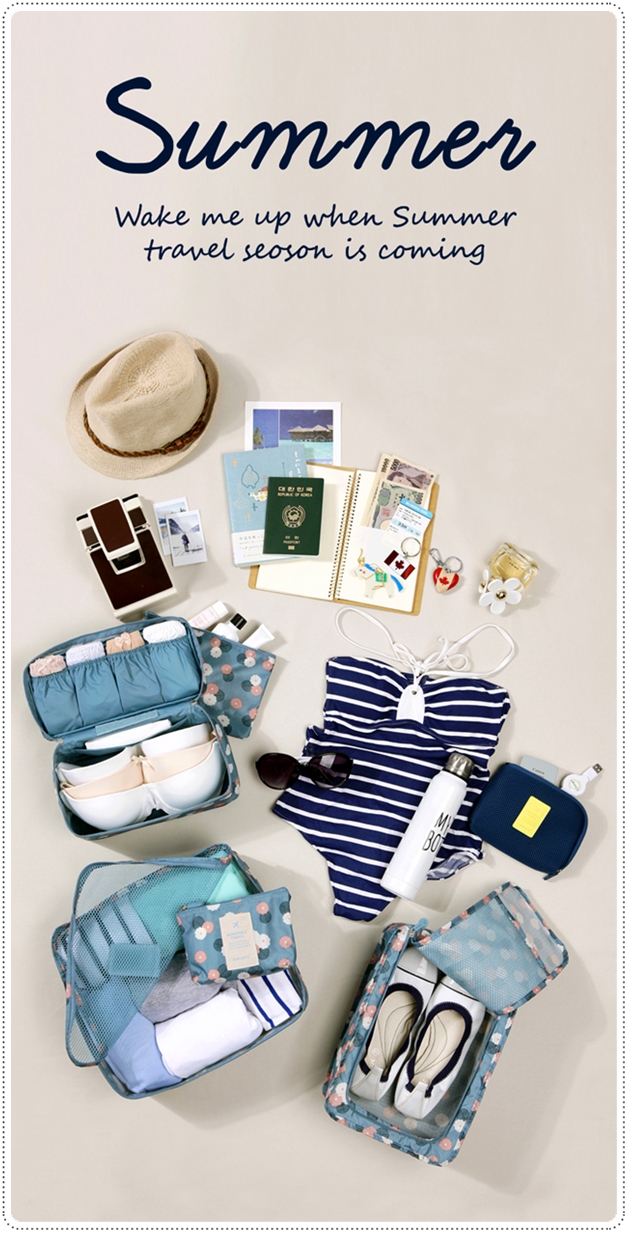 Pattern Clothes Pouch (L)