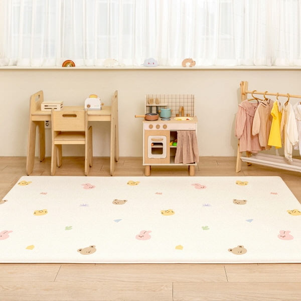 แผ่นรองคลาน PARKLON Air Bubble Mat ขนาด 150x230 หนา 4.0 cm ลาย Coco Bear Friend