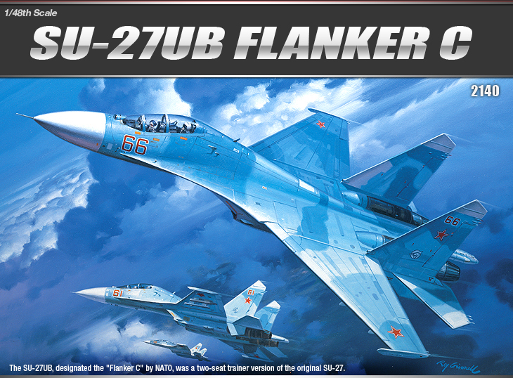 AC2140 SU-27UB FLANKER C(1/48)