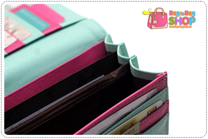 ลด 50% Two Stage Clear Wallet กระเป๋าสตางค์แบบยาว