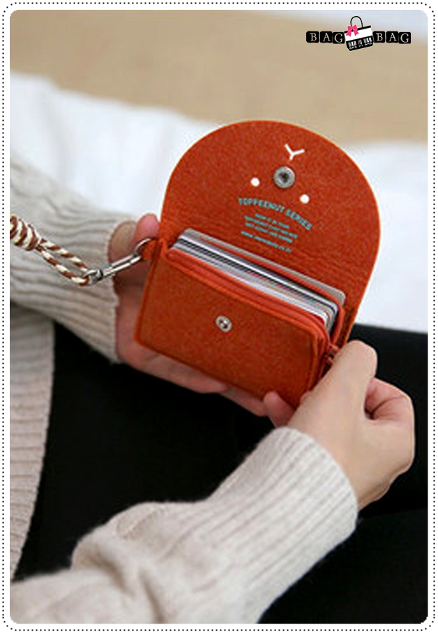 Toffee Nut Card Pouch กระเป๋าใส่บัตร ขนาดพกพา