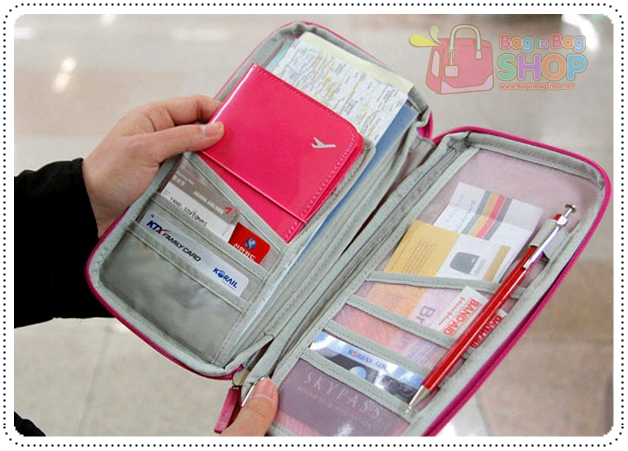 กระเป๋าใส่พาสปอร์ต แบบ Travel Book