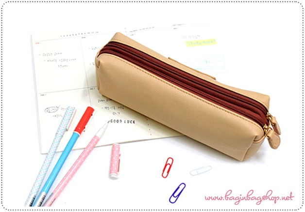 Two Zipper Pen Case