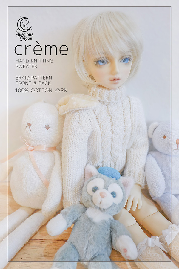 [SALE -50%] MSD Hand Knitted Sweater - CREME