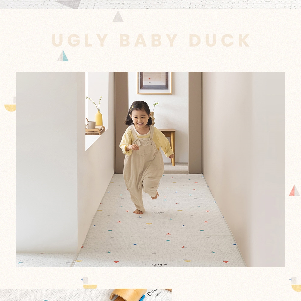 New! แผ่นรองคลาน PARKLON รุ่น La Pure Soft Mat ขนาด 100x140x1.2cm ลาย Ugly Duckling