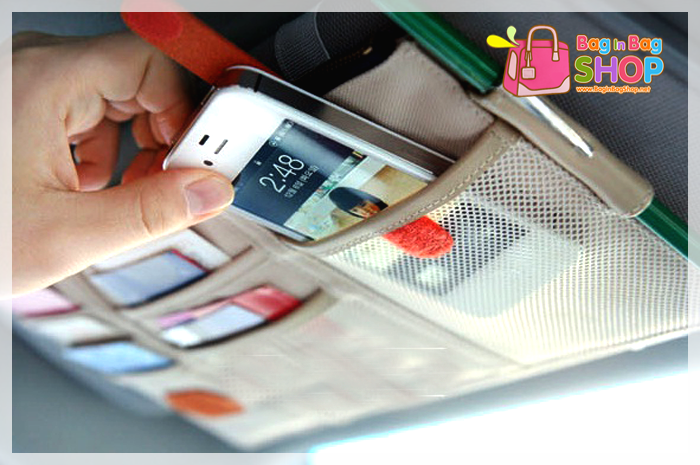 POINT POCKET ที่เก็บของบนที่บังแดดรถยนต์