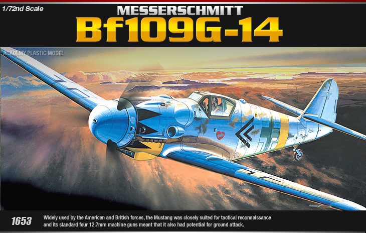 AC12454 MESSERSCHMITT BF109G -14 (1/72)