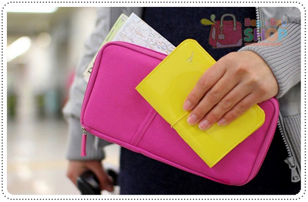 กระเป๋าใส่พาสปอร์ต แบบ Travel Book