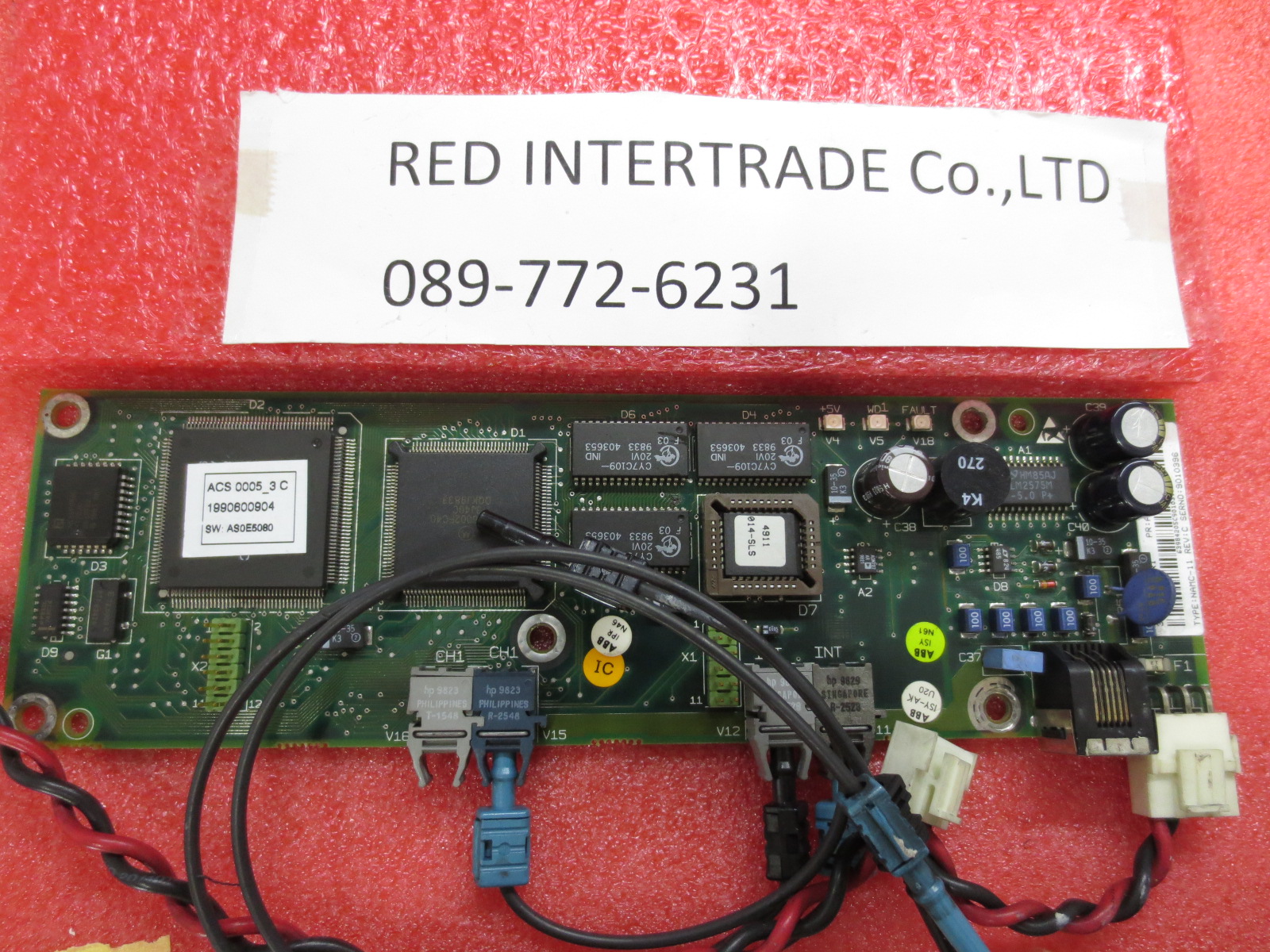 ขาย TYPE : NAMC-11 REV: C BOARD PROCESSOR ABB ACS600 USE