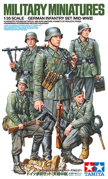 TA35371 GERMAN INFANTRY SET (MID-WWII) 1/35