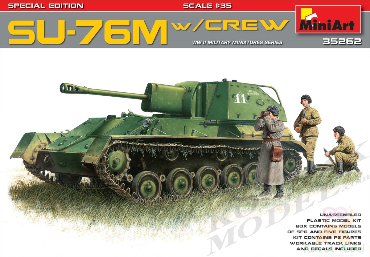 MI35262 SU-76M w/Crew SPECIAL EDITION 1/35