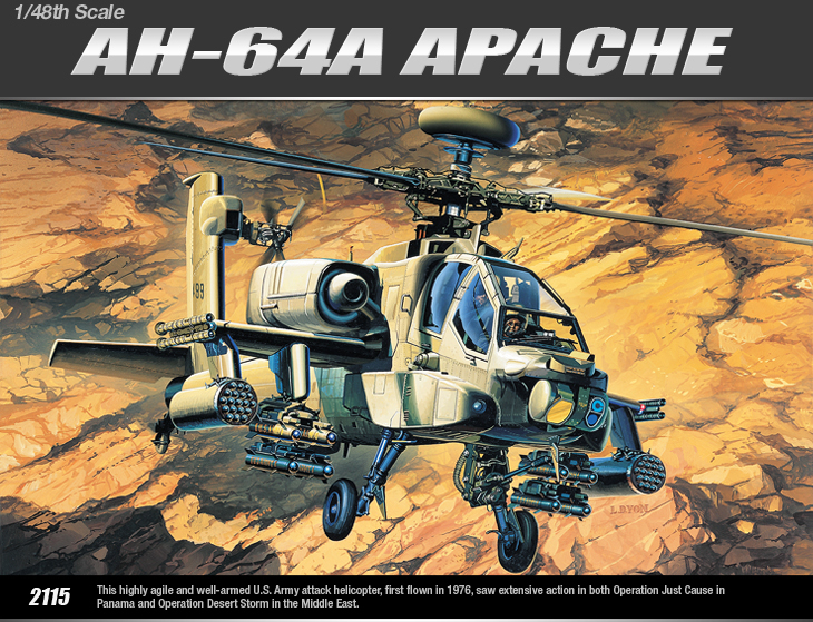 AC12262 AH-64A APACHE (1/48)