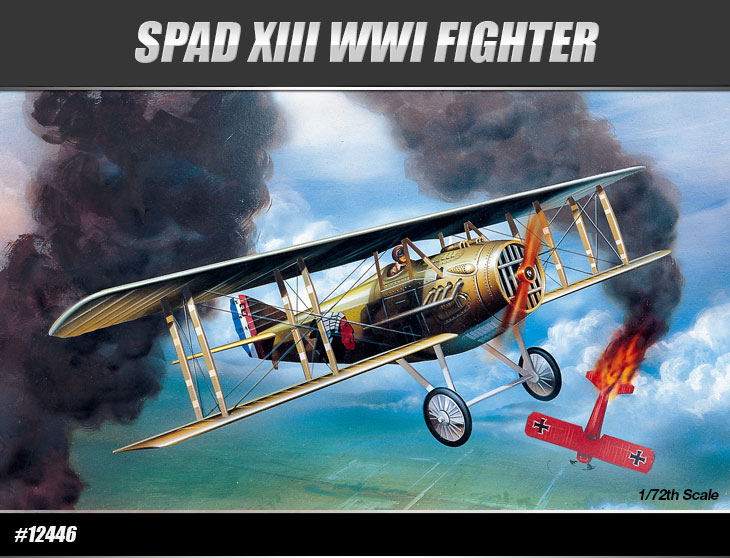 AC12446 SPAD XIII WWI FIGHTER(1/72)
