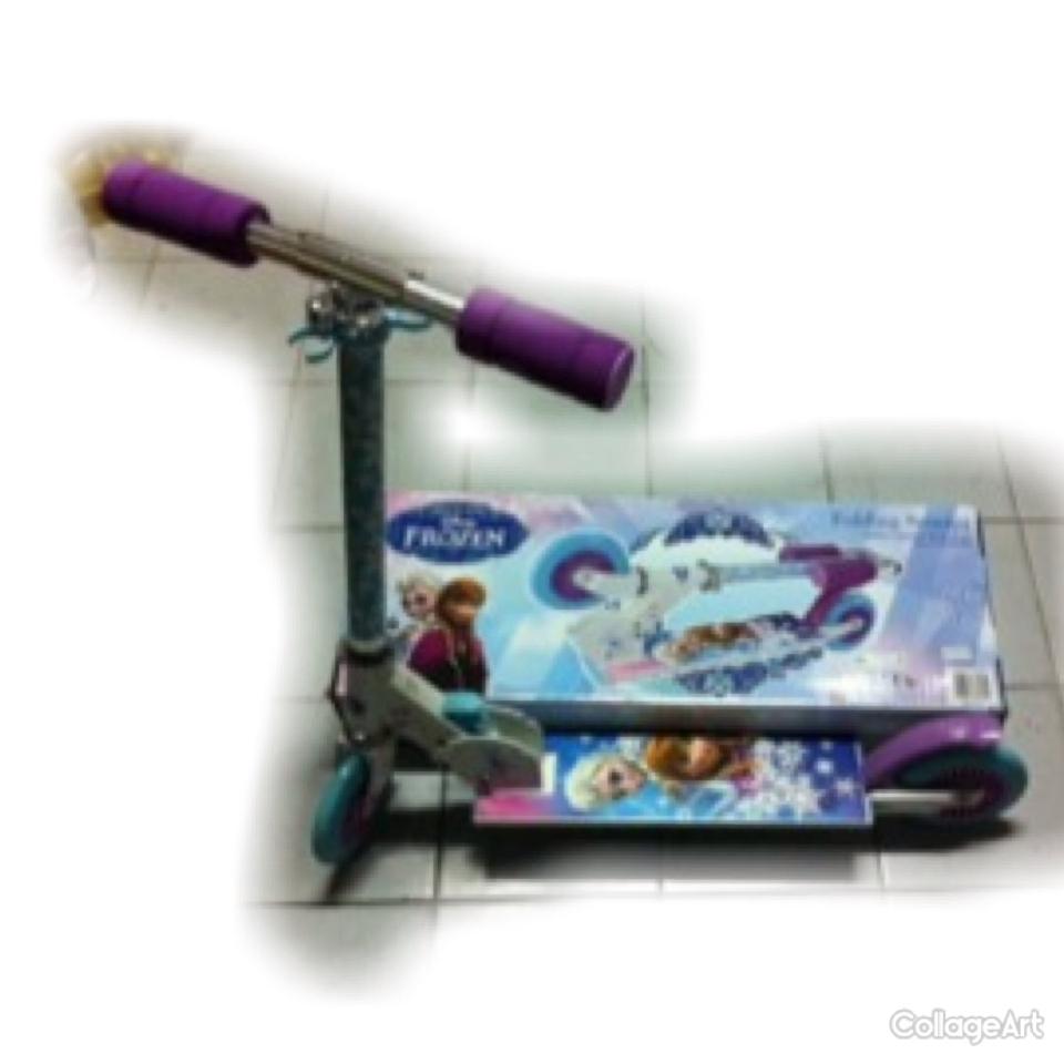 Frozen inline scooter