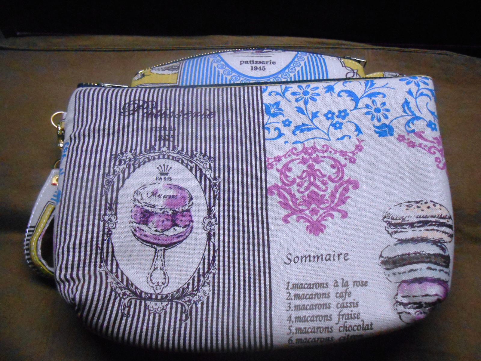 กระเป๋าลาย Macaron ผ้าดิบ