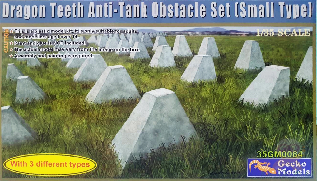 35GM0084 Dragon Teeth Anti-Tank Obstacle Set 1/35