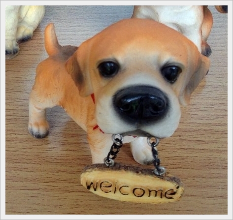 ตุ๊กตาสุนัข เรซิ่น พันธุ์บีเกิ้ล (Beagle) Size S