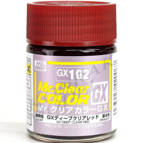 GX102 CLEAR RED 18ML