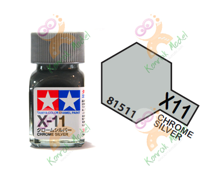 Enamel X11 Chrome Silver 10ml