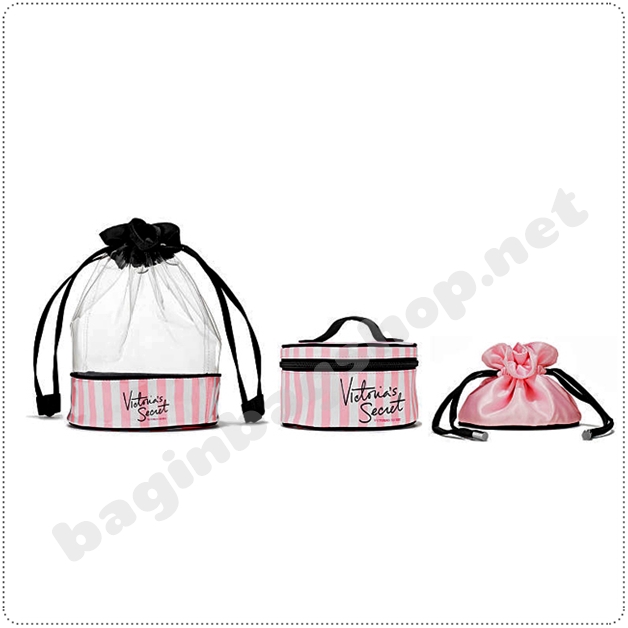 ❤️ Victoria's Secret Stripe Bag Trio
