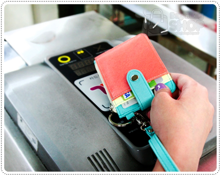 Coin & Card Wallet สำหรับใส่เหรียญ,บัตร และ กุญแจ