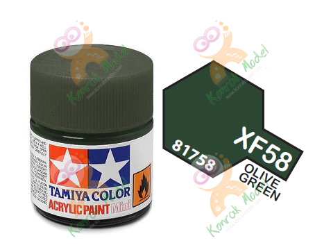 Acrylic XF58 Olive Green (Drab 2) 10ml