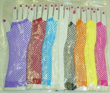 ถุงมือตาข่ายสีเด็ก*สินค้าหมดค่ะ*