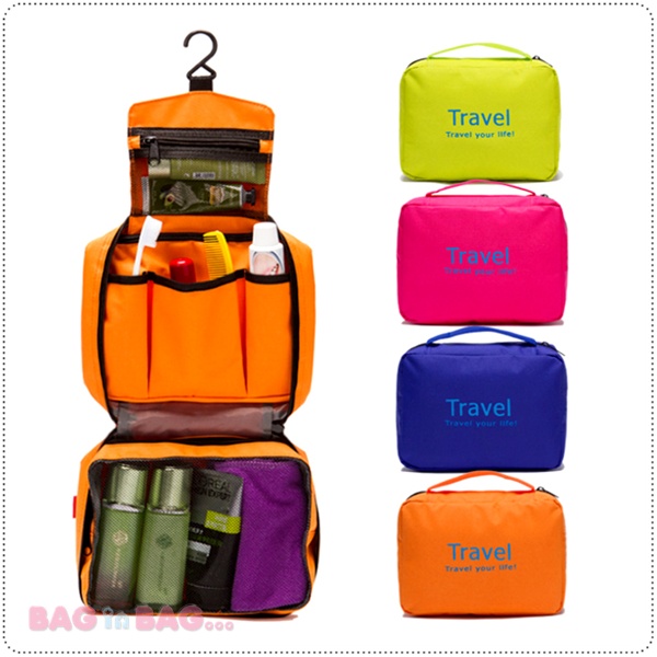 Travel Trace กระเป๋าใส่เครื่องใช้อาบน้ำสำหรับเดินทาง