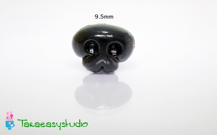 จมูกสัตว์ตุ๊กตาแมวสุนัช ขนาด 9.5mm