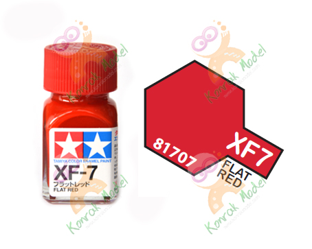 Enamel XF7 Flat Red 10ml