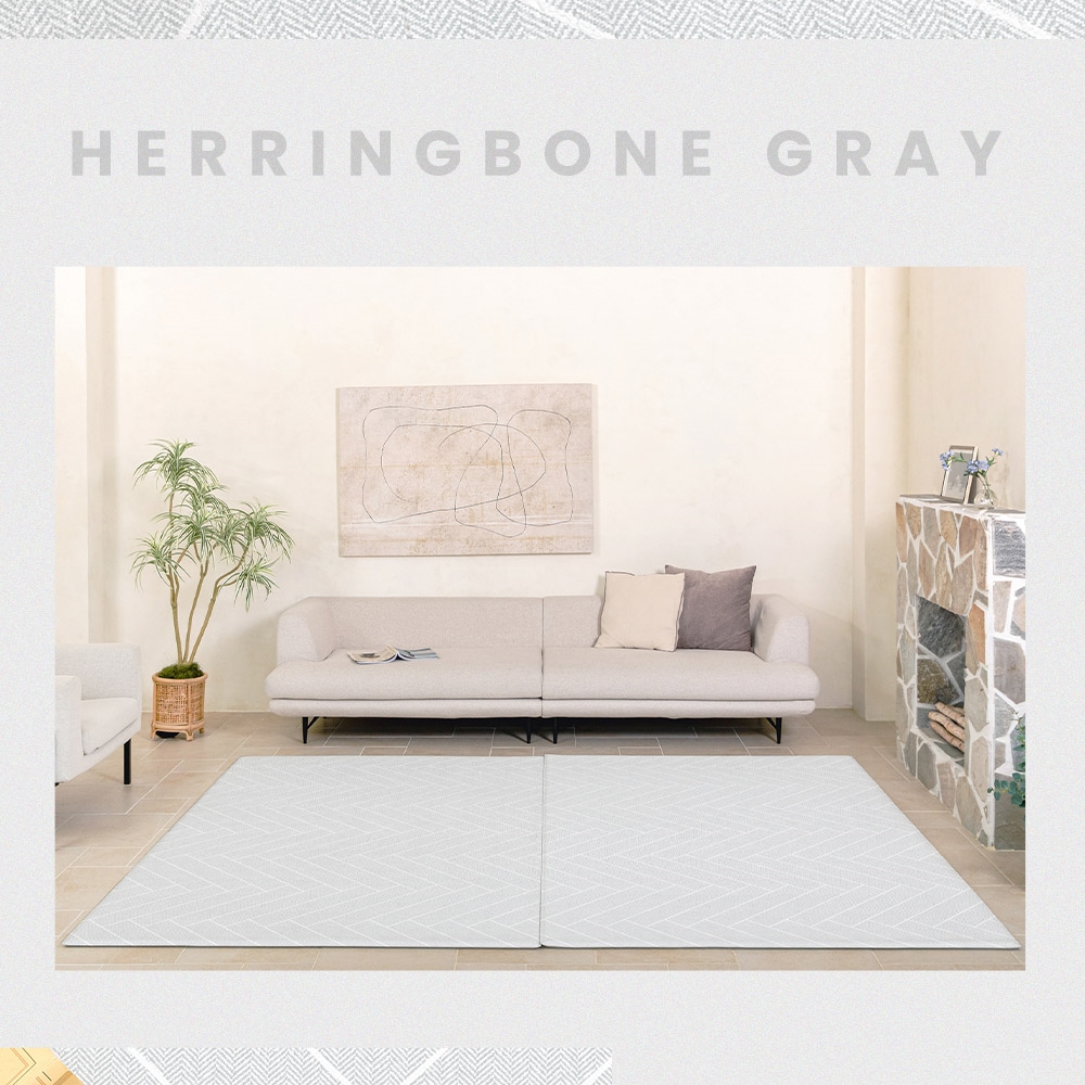 New! แผ่นรองคลาน PARKLON รุ่น La Pure Soft Mat ขนาด 130x190x1.2cm ลาย On The Road