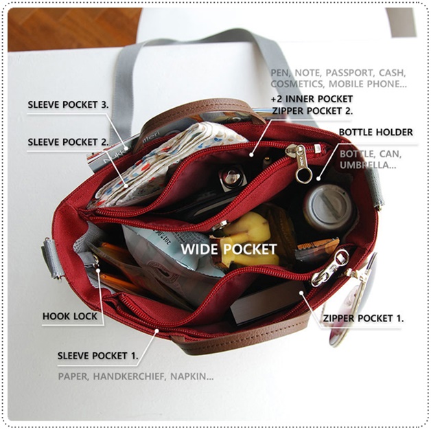Picks Bag กระเป๋าจัดระเบียบ พร้อมสายสะพาย