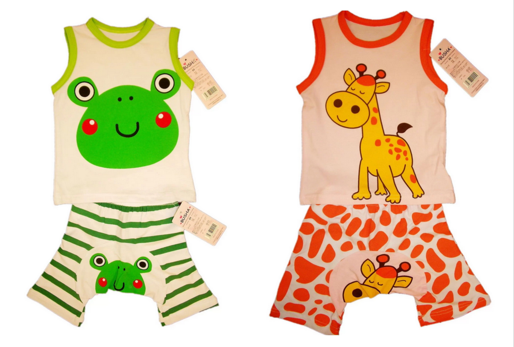 ชุดเซ็ตการ์ตูนเด็กเล็ก Busha