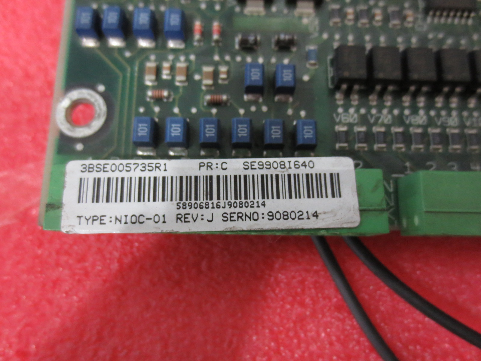 ขาย TYPE : NIOC-01 REV : J BOARD PROCESSOR ABB ACS600 use