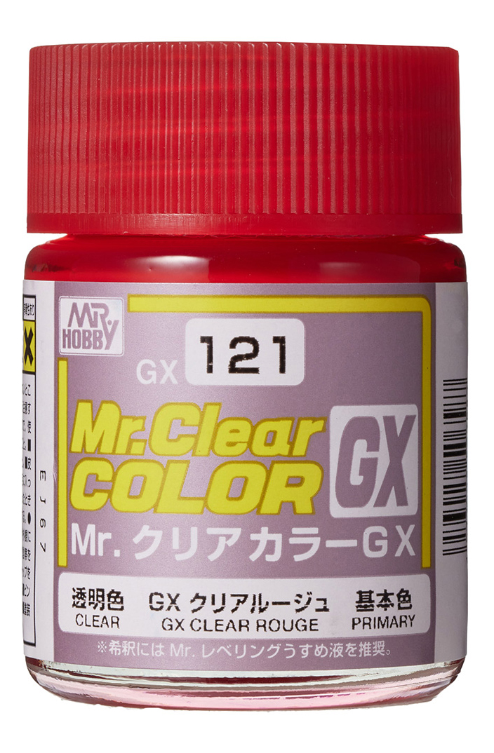 GX121 CLEAR ROUG 18ML