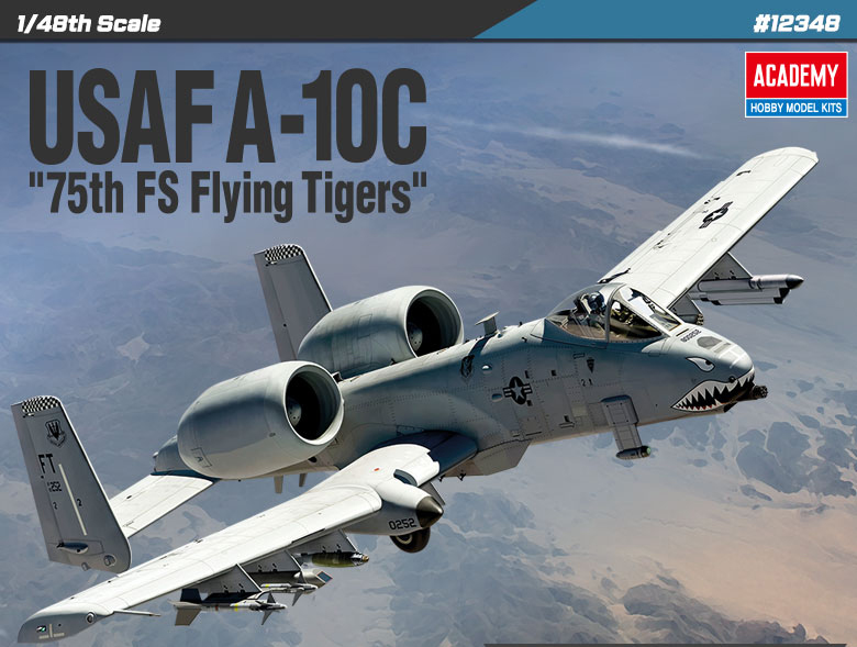 AC12348 USAF A-10C "75th FS Flying Tigers" (Released Feb,2023) [1/48]