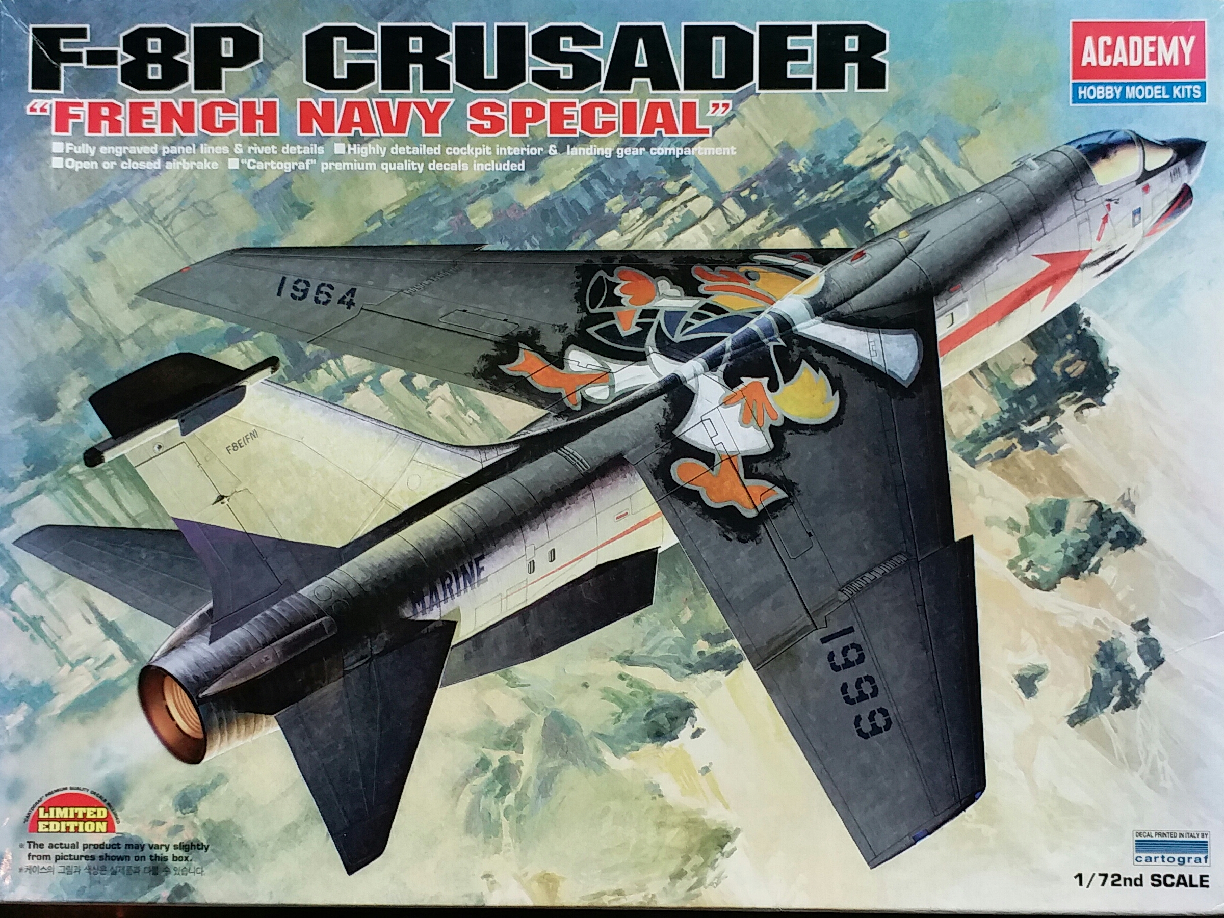 AC12407 F-8P CRUSADER "FRENCH NAVY SPECIAL" 1/72