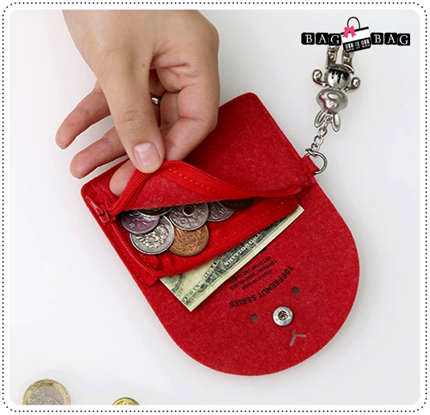 Toffee Nut Card Pouch กระเป๋าใส่บัตร ขนาดพกพา