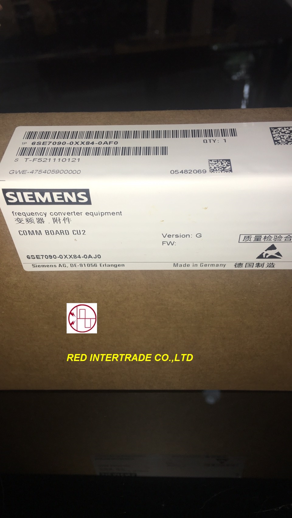 6SE7090-0XX84-0AF0 SIEMENS COMM BOARD CU2 NEW