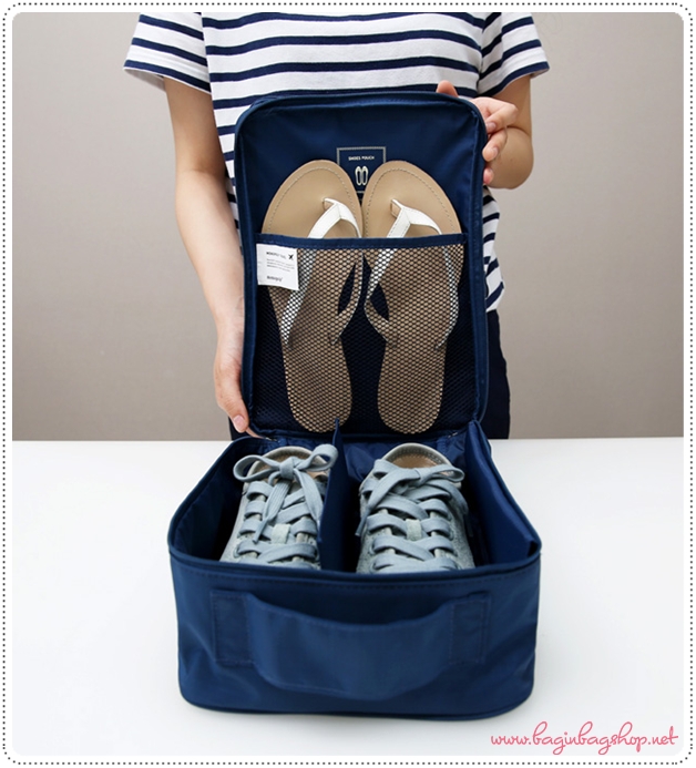 Mesh Pocket Shoe Pouch กระเป๋าใส่รองเท้า พกพา