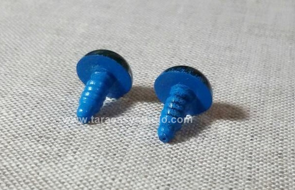 ลูกตาแมวก้านเสียบสีโอปอ มี 2 ขนาด 7mm , 9mm ,12mm/คู่