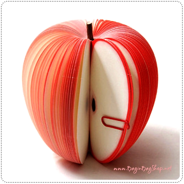Memo Apple กระดาษโน๊ต รูปแอปเปิ้ล