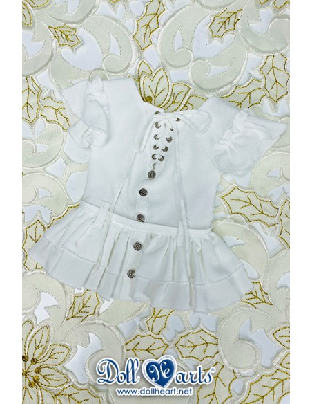 [PRE-ORDER] SD13G White Lacing Blouse