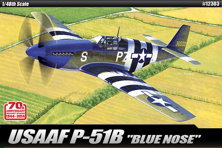 AC12303 USAAF P-51B ANNIV 70 NORMANDY 1/48