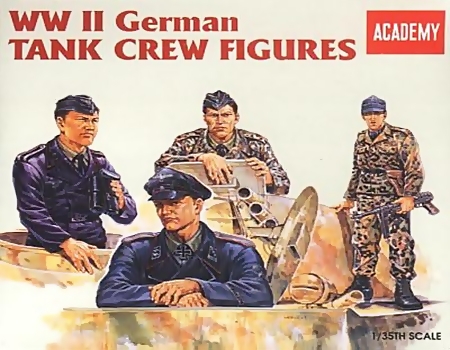 AC1371 WWII.GERMAN TANK CREW 1/35